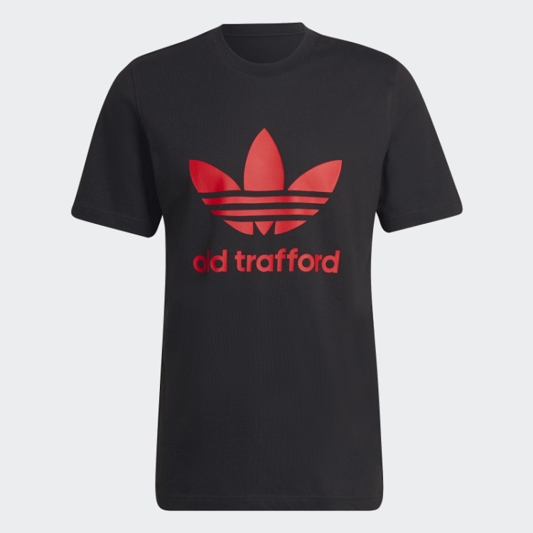 Camiseta Adidas Old Trafford Trefoil Preta