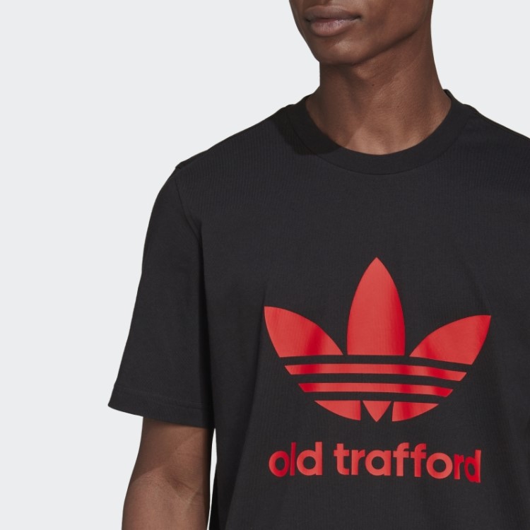 Camiseta Adidas Old Trafford Trefoil Preta
