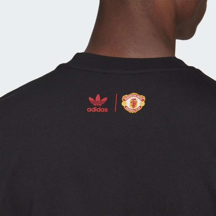 Camiseta Adidas Old Trafford Trefoil Preta