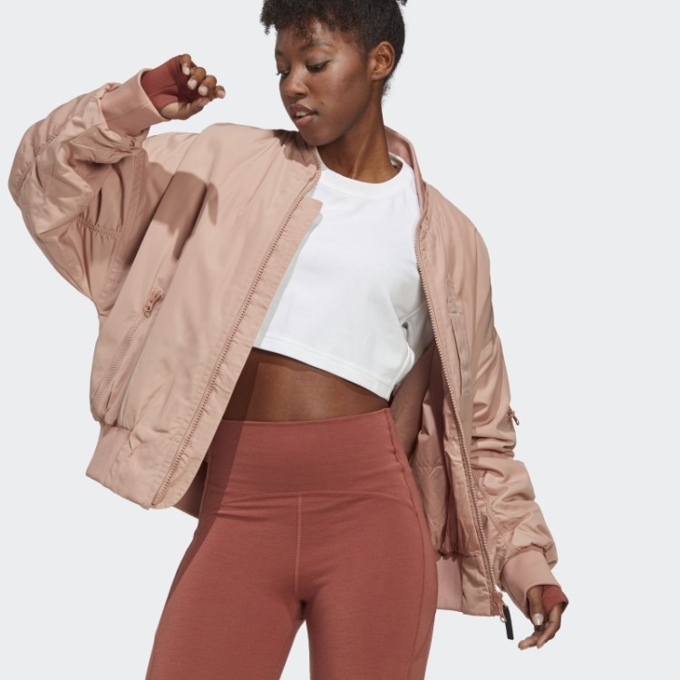 Jaqueta Bomber Tecido Adidas By Stella Mccartney Hot