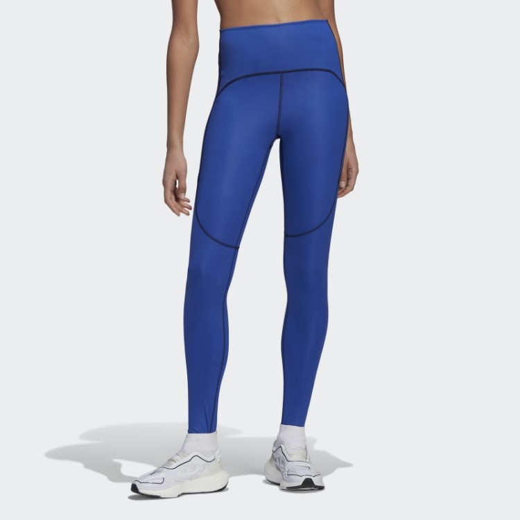 Meia-calça Adidas By Stella Mccartney Truestrength Hot Bold Azul