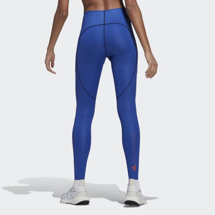 Meia-calça Adidas By Stella Mccartney Truestrength Hot Bold Azul