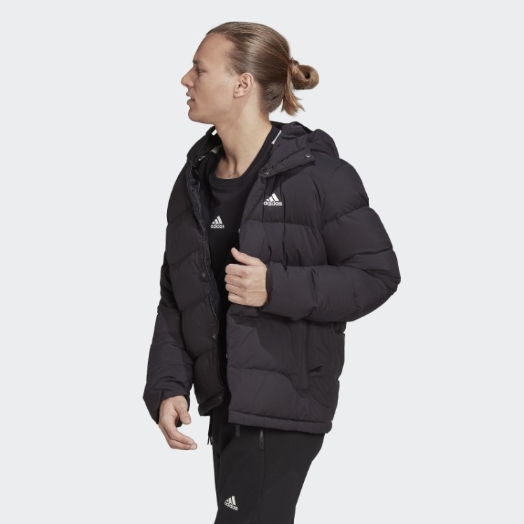 Helionic Jaqueta Preta Com Capuz Adidas