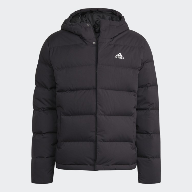 Helionic Jaqueta Preta Com Capuz Adidas