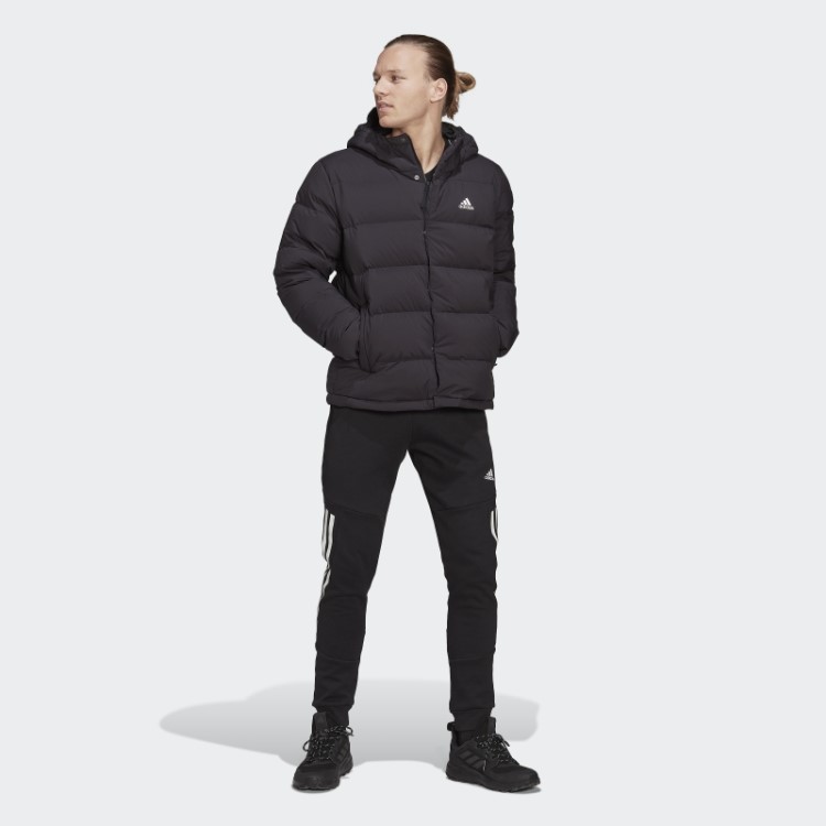 Helionic Jaqueta Preta Com Capuz Adidas