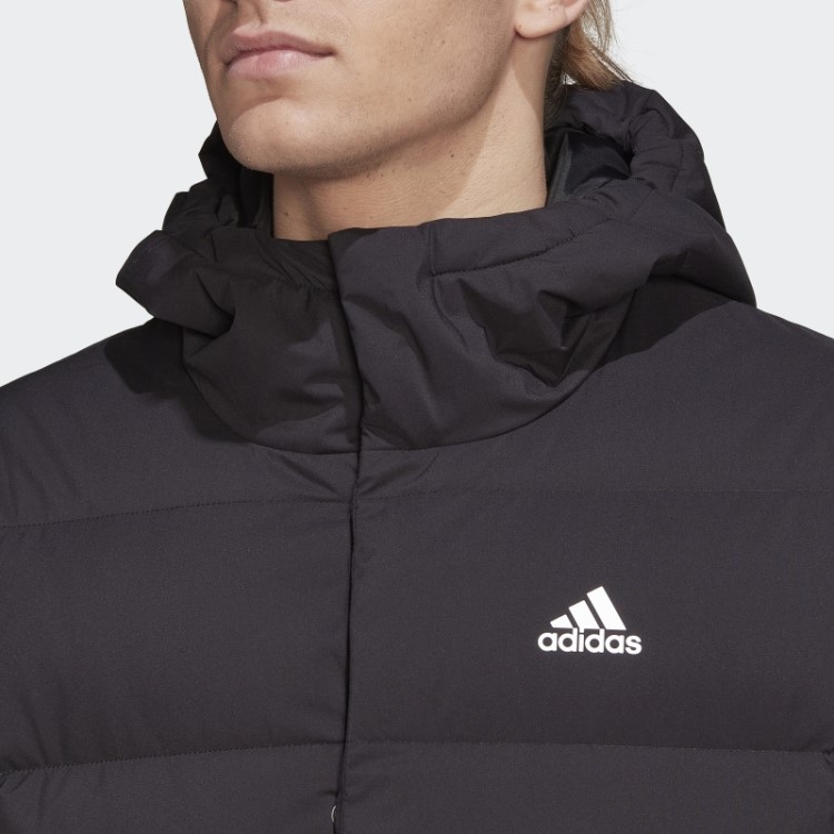 Helionic Jaqueta Preta Com Capuz Adidas