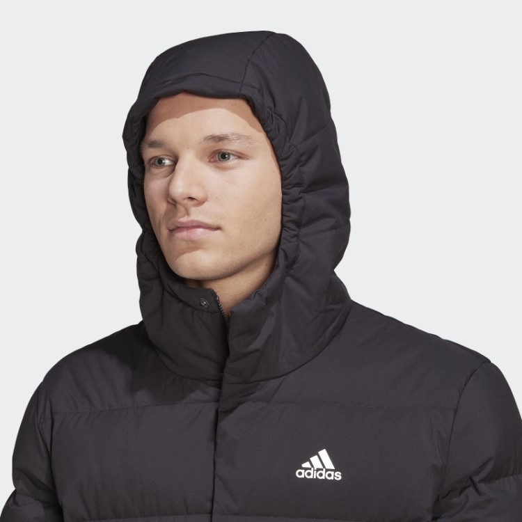 Helionic Jaqueta Preta Com Capuz Adidas
