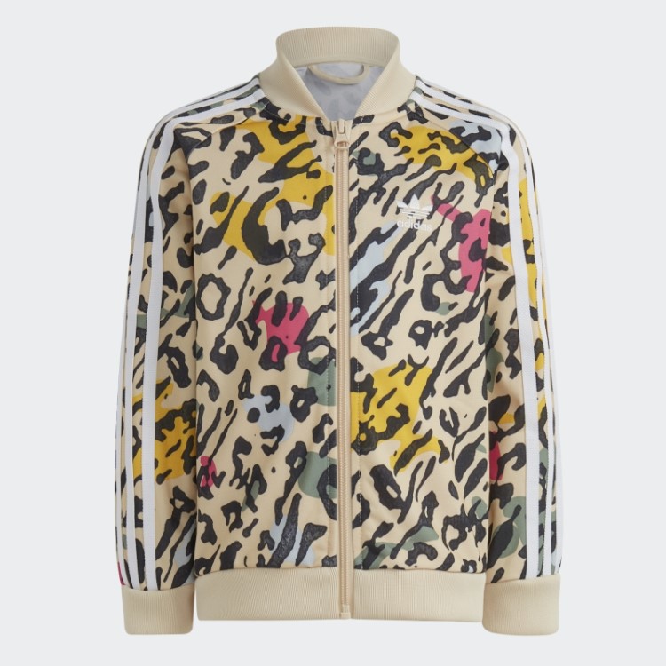 Conjunto Adidas Animal Print Sst Multicolor Quente