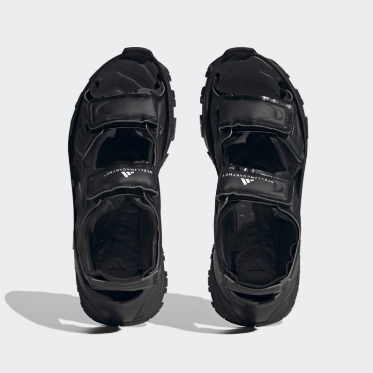 Sandálias Ao Ar Livre Adidas By Stella Mccartney Pretas Da Moda