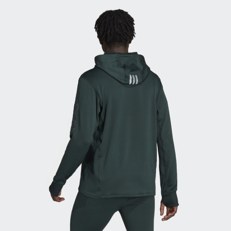 Moletom De Corrida Adidas X-city Verde Quente