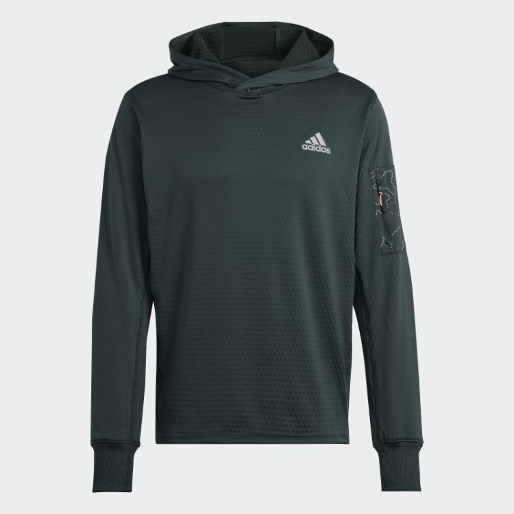 Moletom De Corrida Adidas X-city Verde Quente