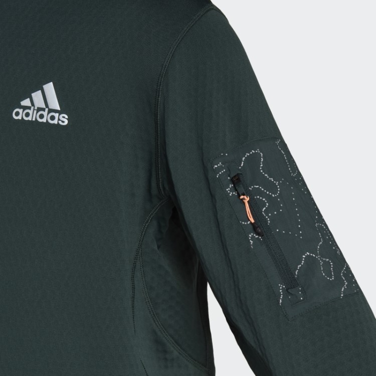 Moletom De Corrida Adidas X-city Verde Quente