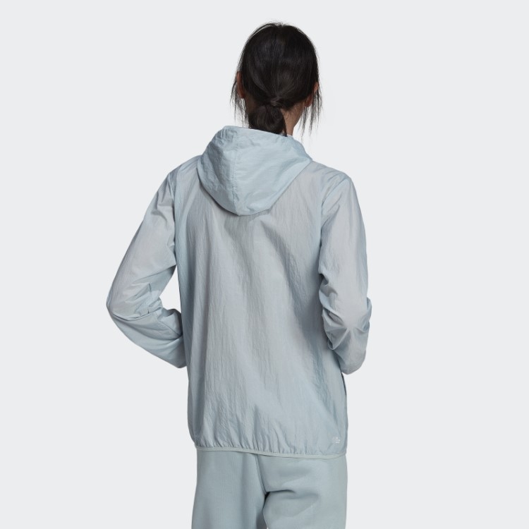 Jaqueta Corta Vento Adidas Adicolor Essentials Trefoil Cinza