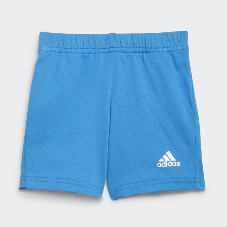 Conjunto De Camiseta E Shorts Adidas Essentials Cinza Médio
