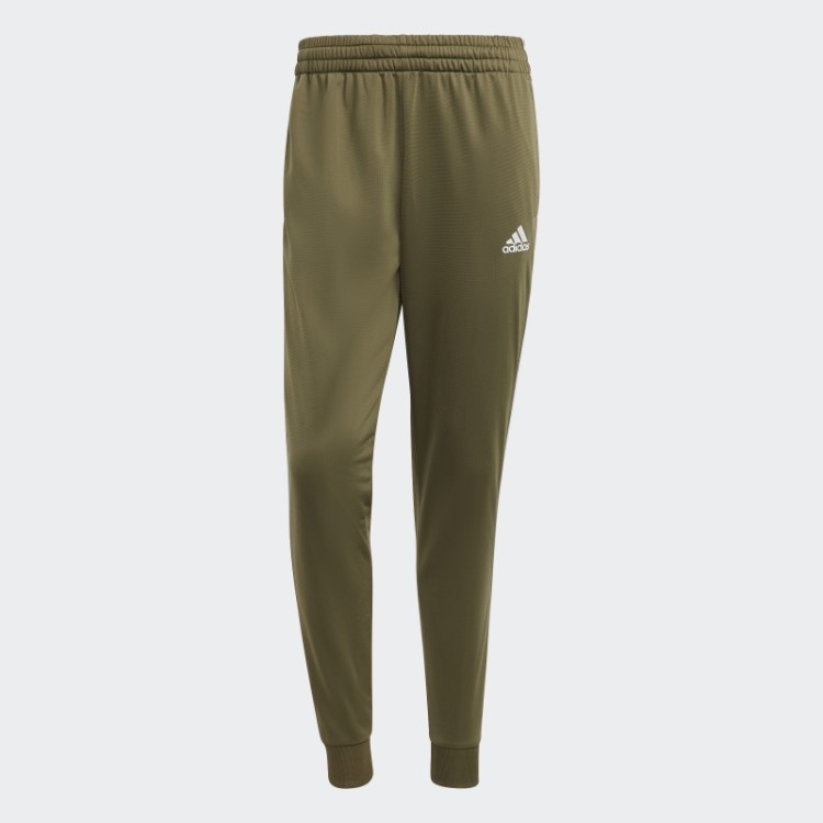Adidas Adidas Basic 3 Listras Tricô Agasalho Verde-oliva