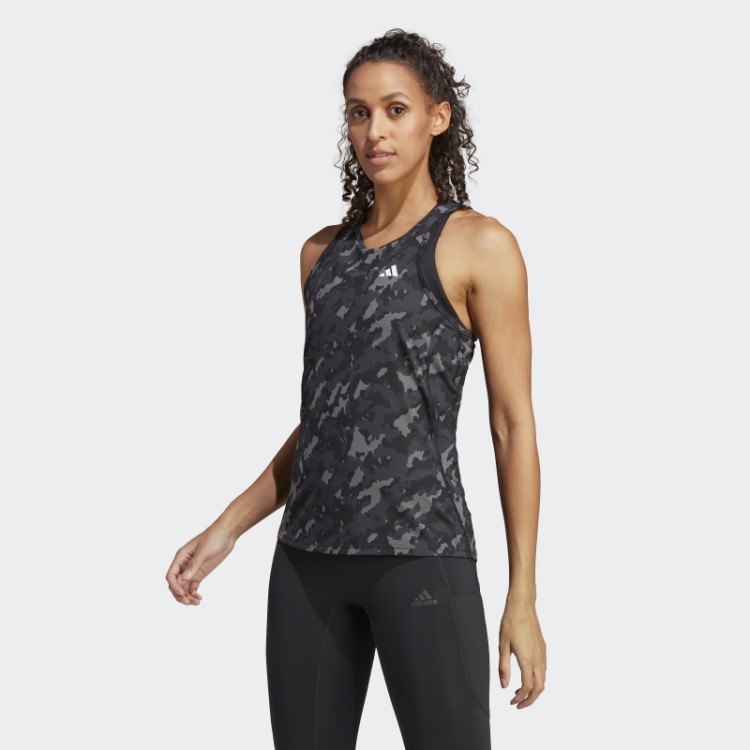 Regata De Corrida Preta Own The Run Camuflada Adidas