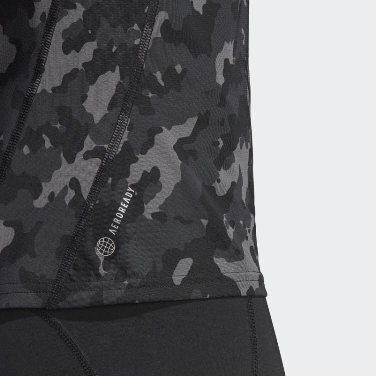 Regata De Corrida Preta Own The Run Camuflada Adidas