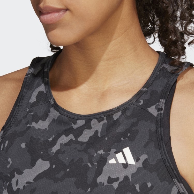 Regata De Corrida Preta Own The Run Camuflada Adidas