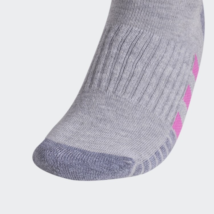 Meias De Cano Baixo Almofadadas 3 Pares Multicoloridas Adidas
