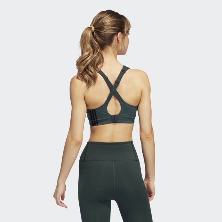 Sutiã Verde Adidas Tlrd Impact Training De Alto Suporte