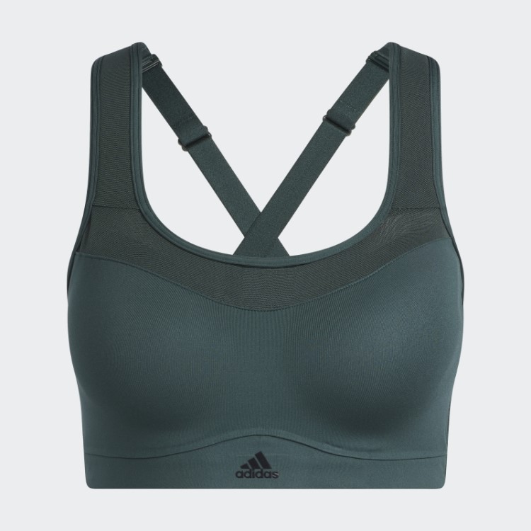 Sutiã Verde Adidas Tlrd Impact Training De Alto Suporte