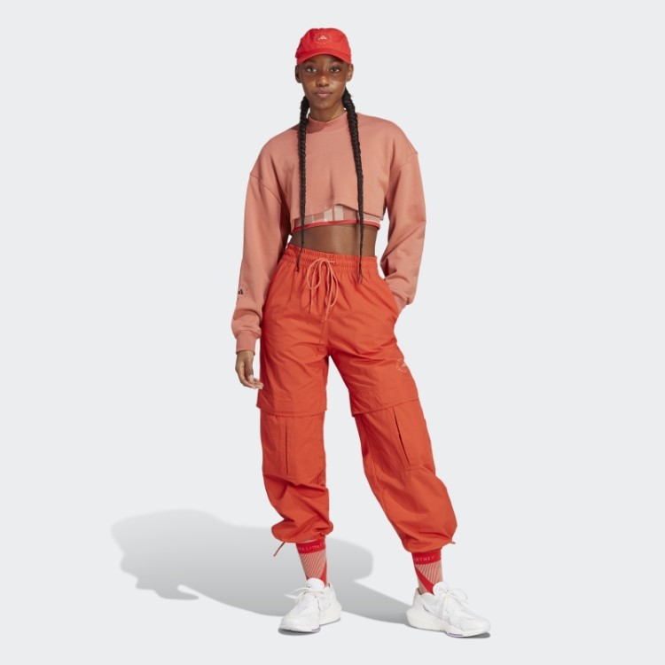 Adidas By Stella Mccartney Truecasuals Calça De Malha Lisa Queimada Cayenne
