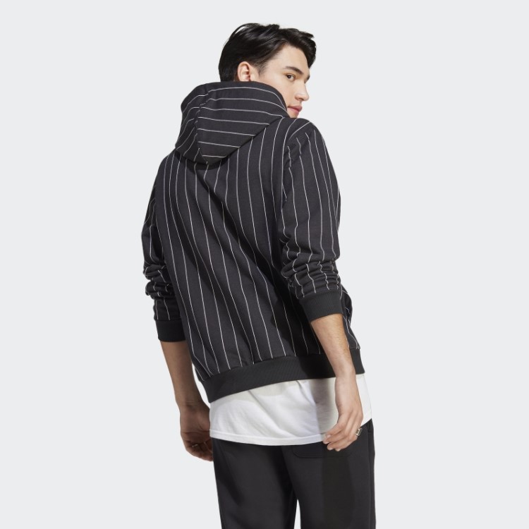 Moletom De Lã Com Listras Pretas Adidas