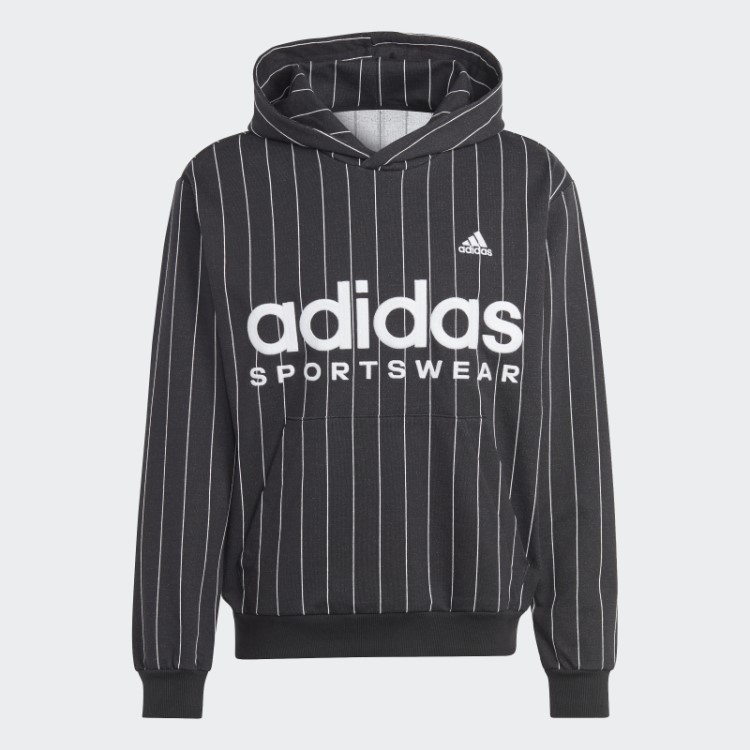 Moletom De Lã Com Listras Pretas Adidas
