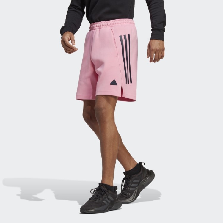 Future Icons Short Com As Três Listras Rosa Adidas