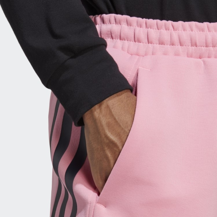 Future Icons Short Com As Três Listras Rosa Adidas