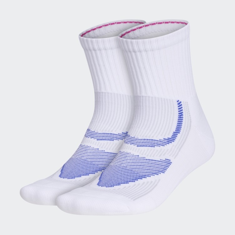 Meias De Cano Médio Superlite Performance 2 Pares Adidas Branco