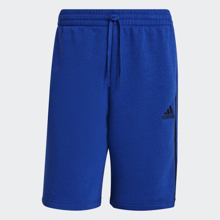 Bermuda De Lã Com As Três Listras Azul Royal Essencial Adidas