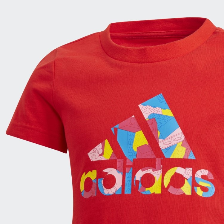 Moda De Camiseta Vermelha Adidas X Classic Lego