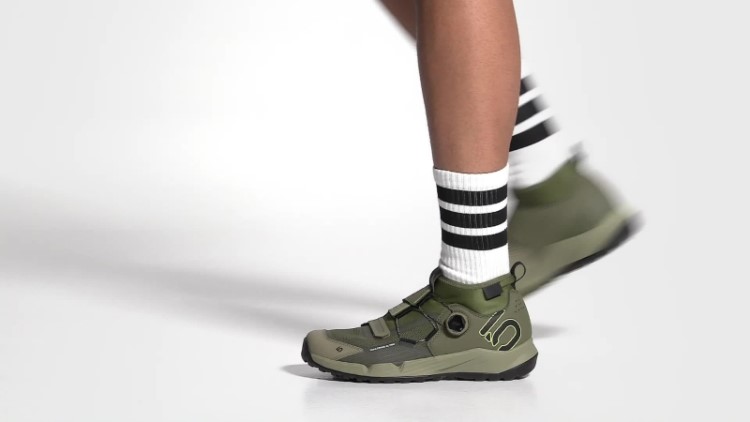 Tênis De Mountain Bike Com Clip Adidas Olive 5.10 Trailcross Pro