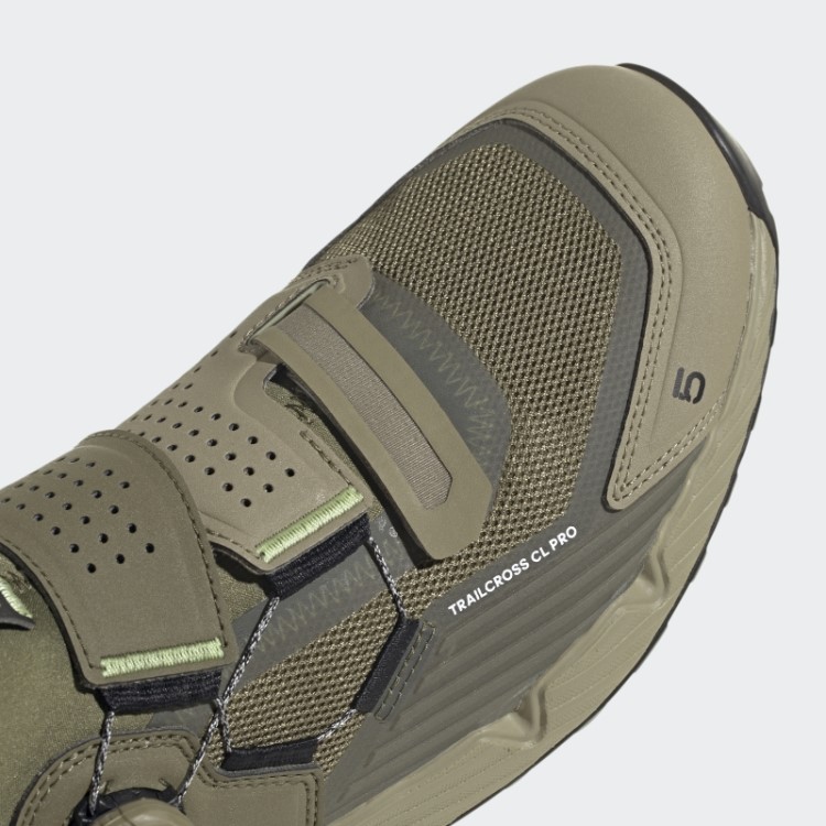 Tênis De Mountain Bike Com Clip Adidas Olive 5.10 Trailcross Pro