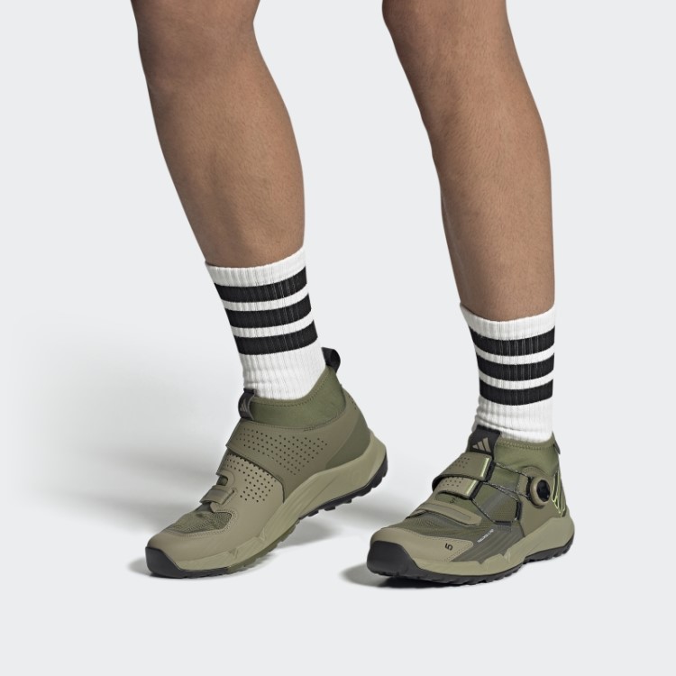 Tênis De Mountain Bike Com Clip Adidas Olive 5.10 Trailcross Pro