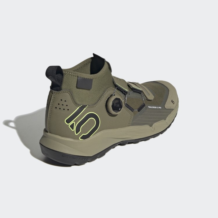Tênis De Mountain Bike Com Clip Adidas Olive 5.10 Trailcross Pro