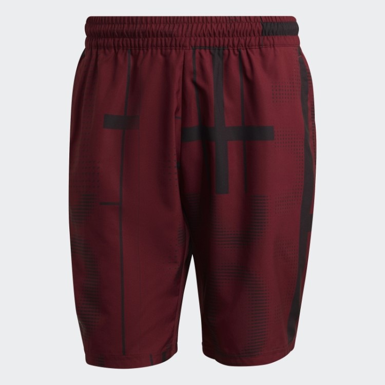 Calção De Tênis Club Graphic Adidas Vermelho