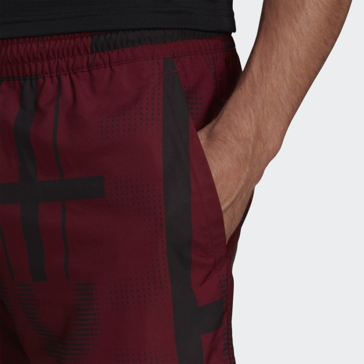 Calção De Tênis Club Graphic Adidas Vermelho