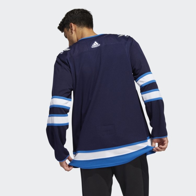 Adidas Jets Home Autêntico Jersey Navy 09 Ccm-sld