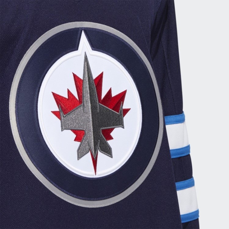 Adidas Jets Home Autêntico Jersey Navy 09 Ccm-sld
