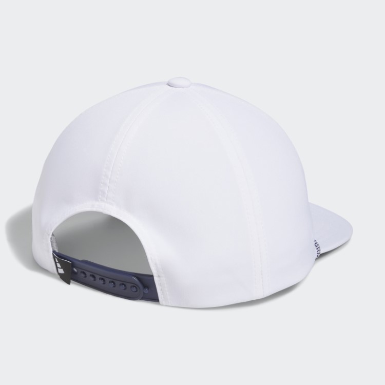 Boné Retrô Branco Com Cinco Painéis Adidas