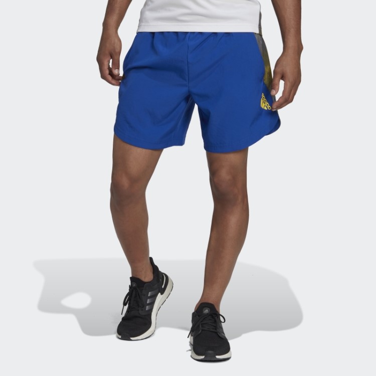 Bermuda De Treino Aeroready Hiit Azul Royal Projetada Para Movimento Adidas