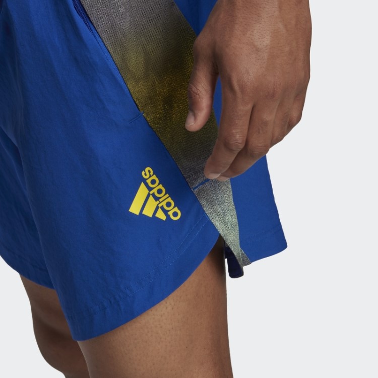 Bermuda De Treino Aeroready Hiit Azul Royal Projetada Para Movimento Adidas