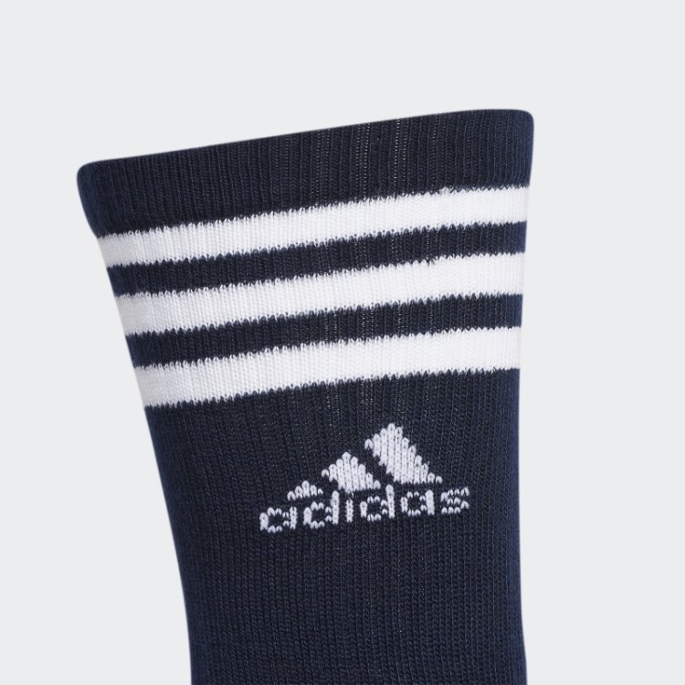 Meias Mistas Acolchoadas Cinza Claro Adidas 6 Pares