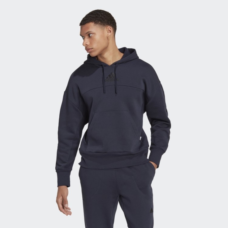 Moletom Com Capuz De Lã Adidas Studio Lounge Ink