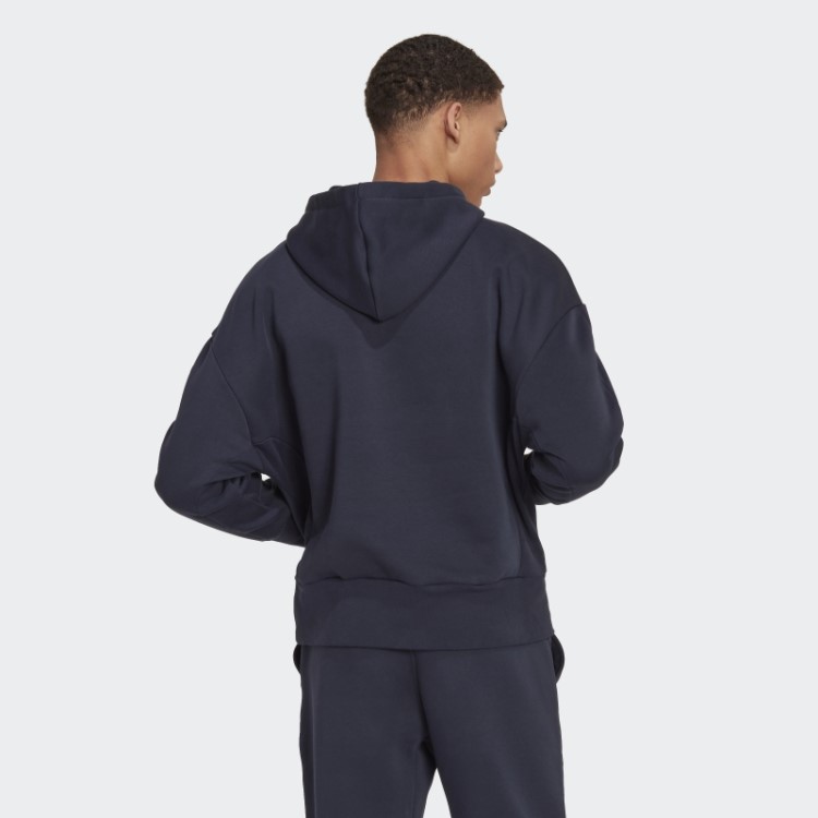 Moletom Com Capuz De Lã Adidas Studio Lounge Ink