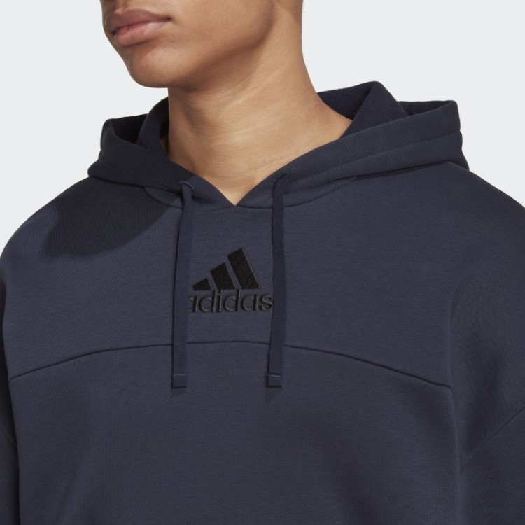 Moletom Com Capuz De Lã Adidas Studio Lounge Ink