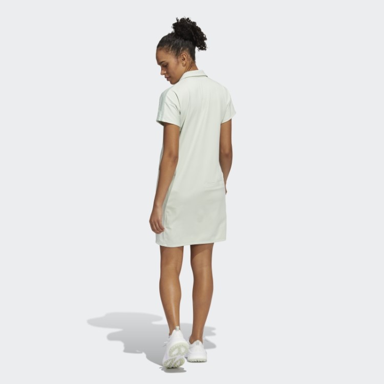 Vestido De Golfe Verde De 3 Listras Adidas