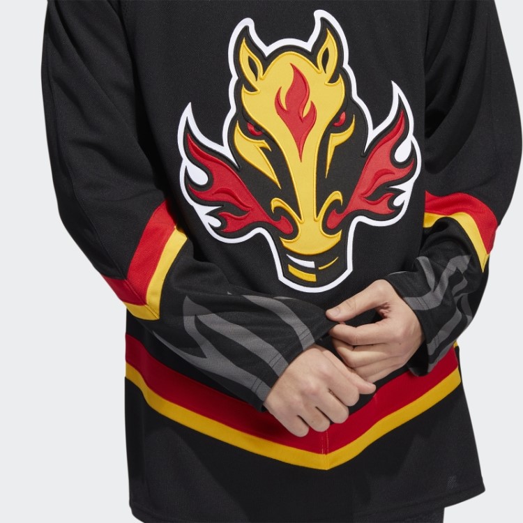 Terceira Camisa Autêntica Do Black Flames Adidas